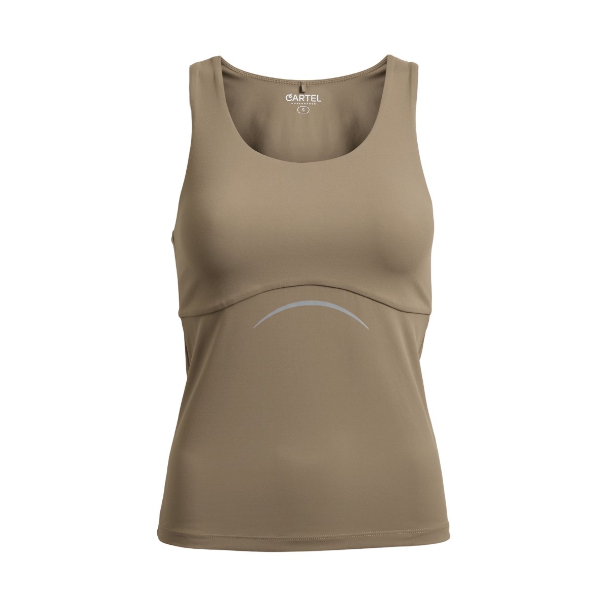 Copenhagen Cartel Balance top, brun - 164401 - HAZEL - Hazel