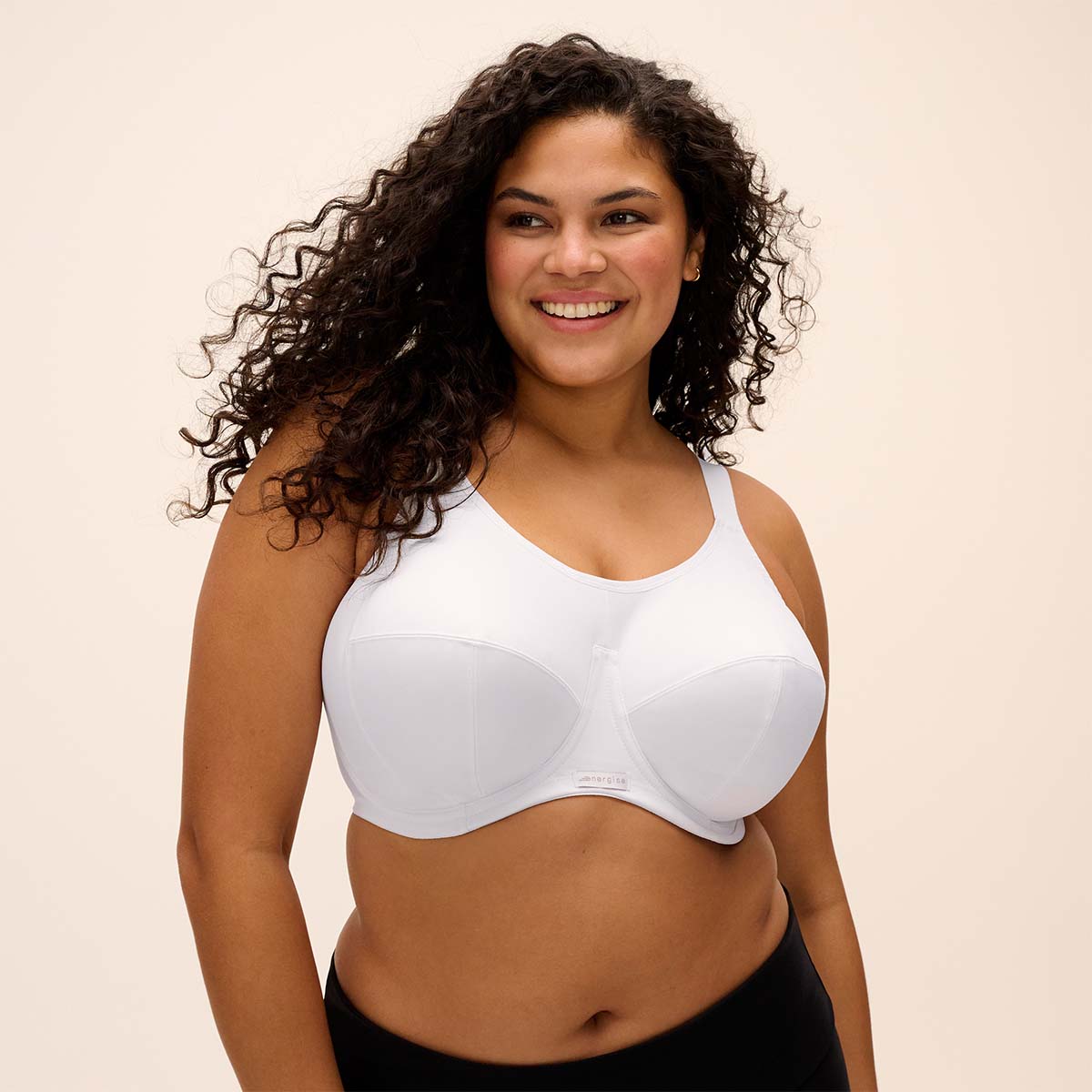 Elomi Energise sports BH, hvid - EL8041 - WHE - White
