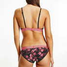 Calvin Klein Lingeri Unlined Triangle - Black V-Day - F6690E-V35