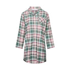 Femilet Heat natskjorte, grøn - FN3840 - F09 - Blue Surf Checks