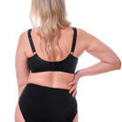 Plaisir Beate Blossom BH med bøjle, sort - 619435 - 38 - Blossom