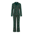 Lascana X-Mas pyjamas, grøn - GD-82-50 - green aop - Green AOP