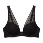 Calvin Klein Eternal plunge BH, sort - LV00QF8957 - UB1 - Black