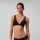 Calvin Klein Eternal plunge BH, sort - LV00QF8957 - UB1 - Black