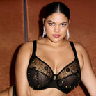 Elomi Lyriana BH med bøjle, sort - EL303705 - JET - Jet