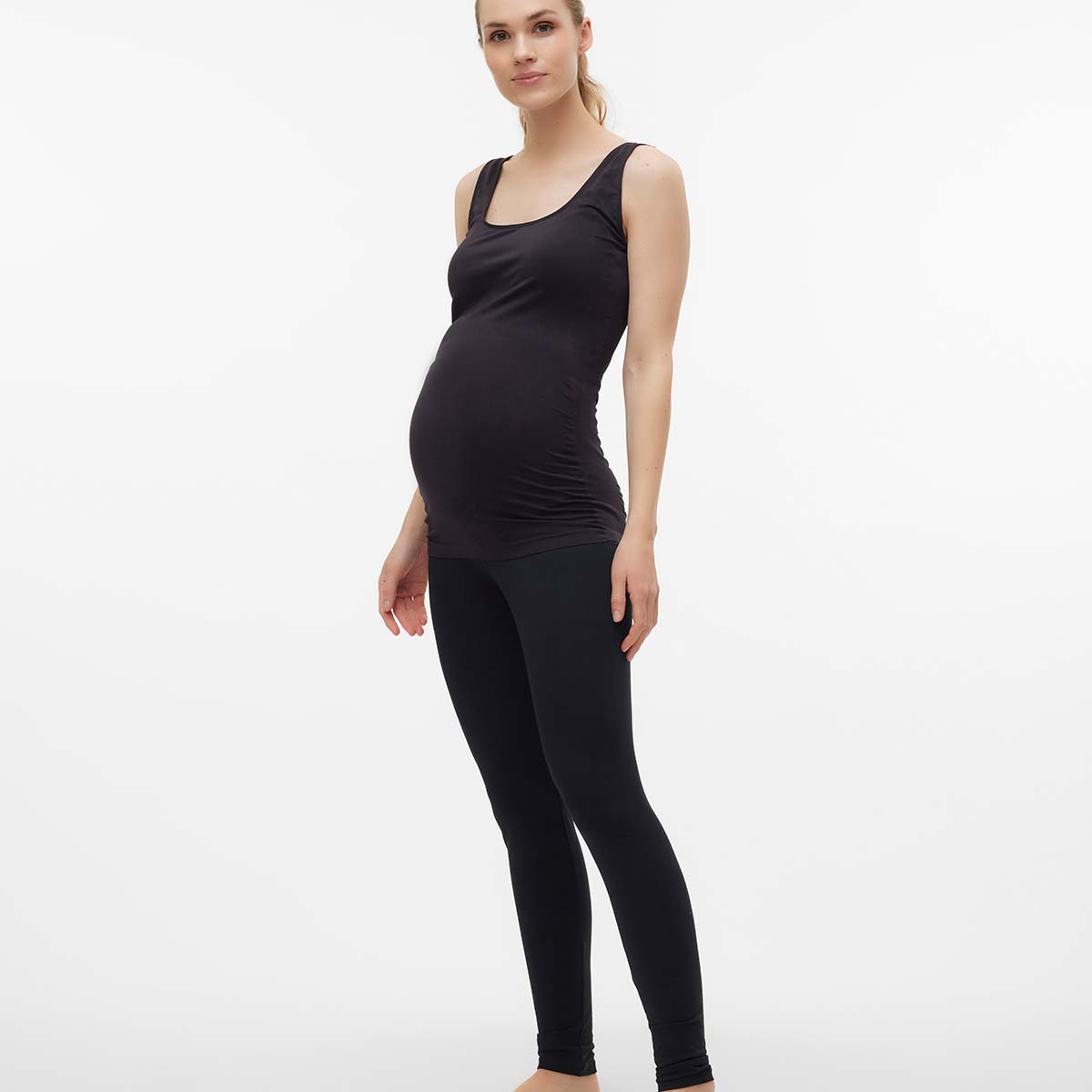 Mamalicious MLheal Tank graviditetstop, sort - 20011083 - Black - Black