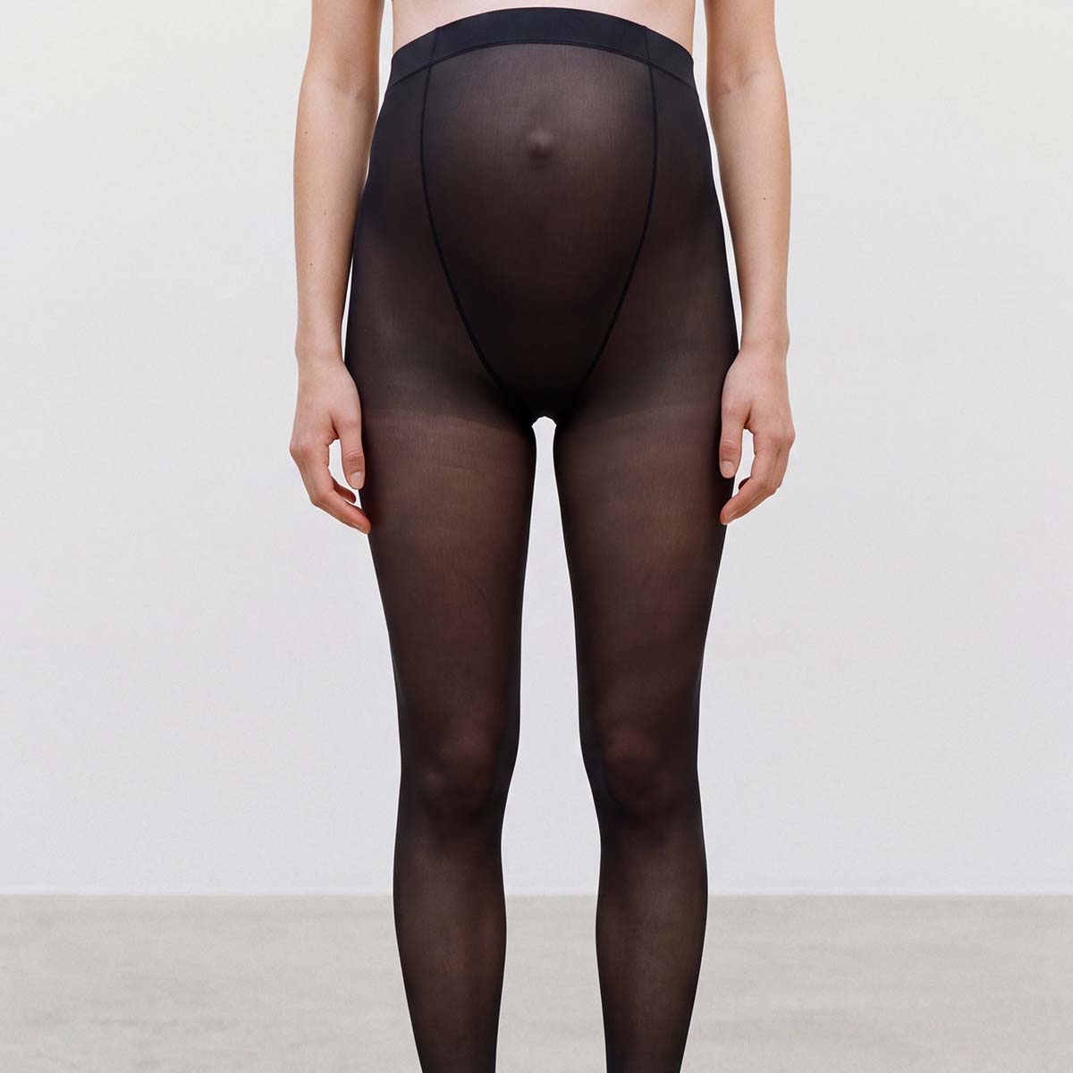 Mamalicious MLsabine 50 Denier 2-pak graviditetsstrømpebukser, sort - 20011062 - Black/black - Black/black