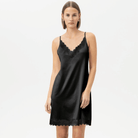 Mey Pure Shine Lace natkjole, sort - 1230178 - 3 - Black