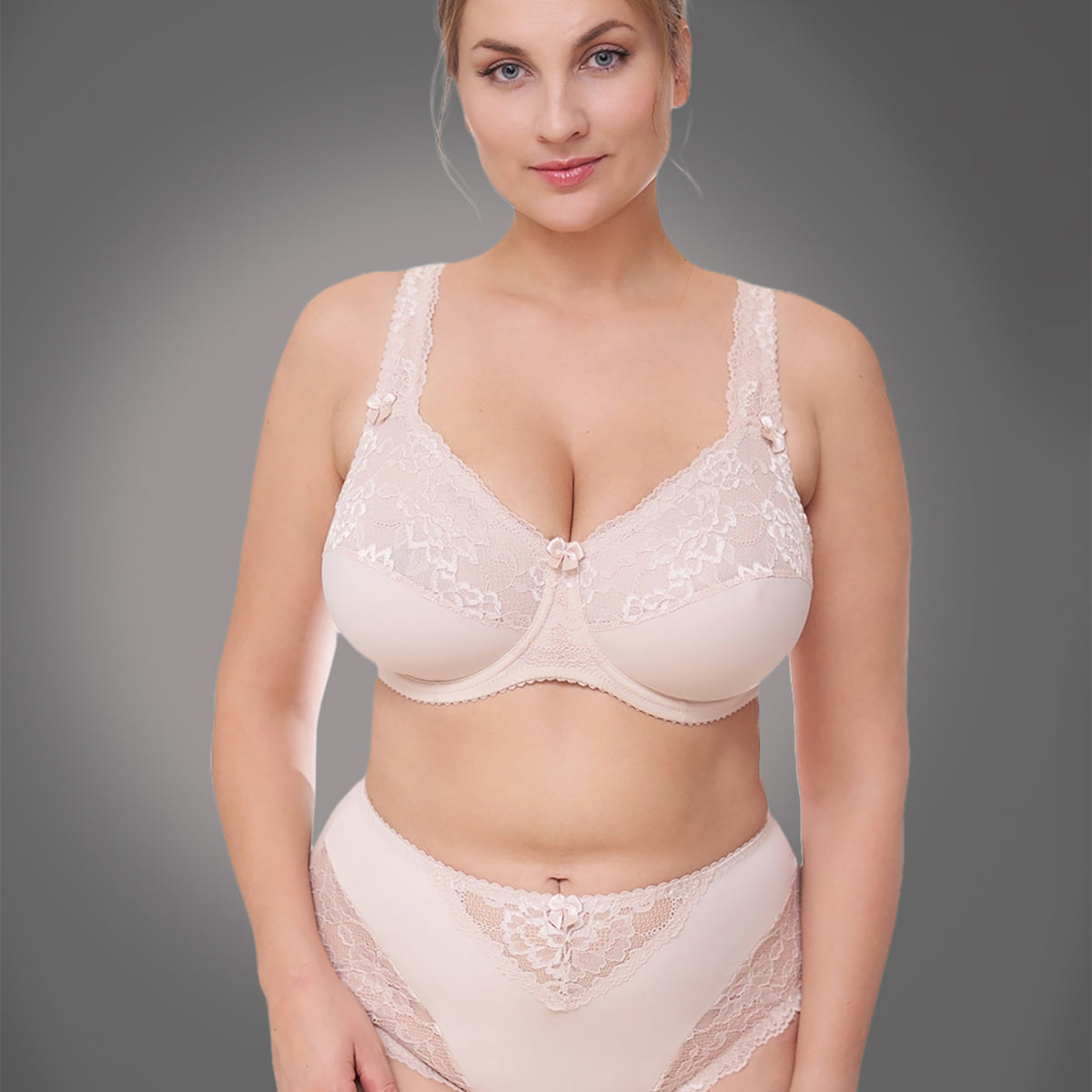 Plaisir Beate Plain - Silver Peony - 619431-3