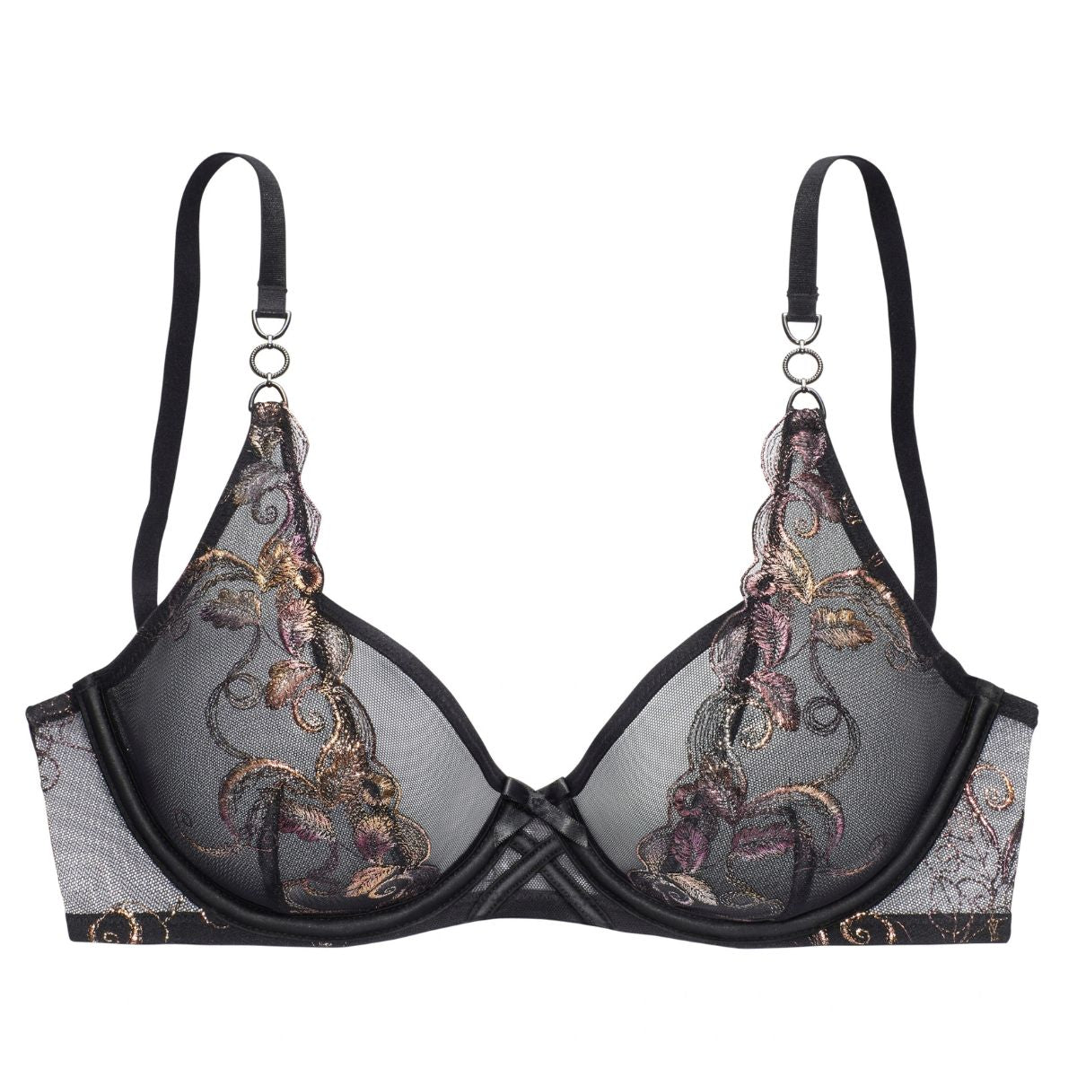 Lascana Kaya BH med bøjle, sort - PA-01-WB - black - Black