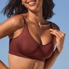Lascana Nuance Perfect Basics bralette BH, brun - SO-212-BR - bitter choco - Bitter Choco