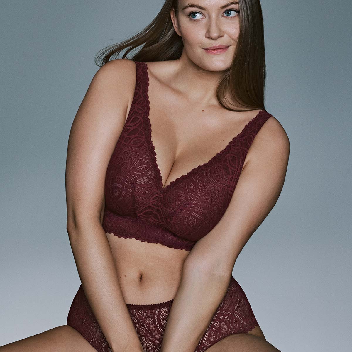 PrimaDonna Salerno bralette BH, rød - 0163536 - EVR - Evening Red