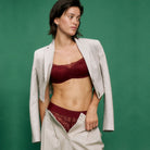 Triumph Body Make-Up Illusion Lace Shorty - Woodrose - 10219748-00EW