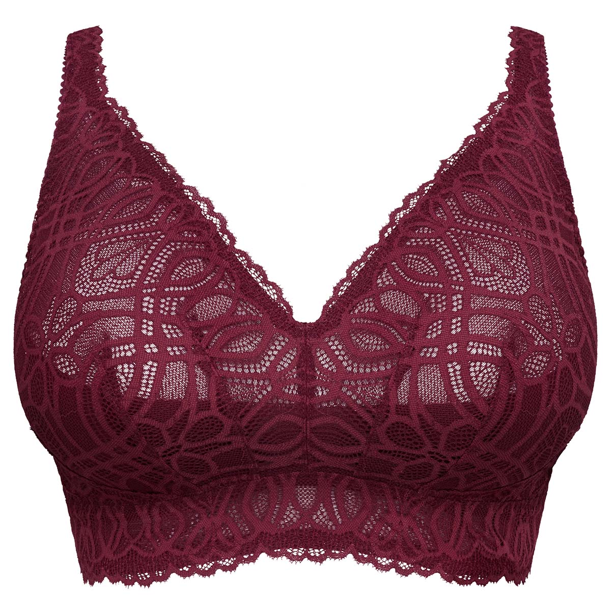 PrimaDonna Salerno bralette BH, rød - 0163536 - EVR - Evening Red