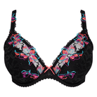 PrimaDonna Miyara plunge BH, sort - 0163622 - FLE - Floral Eclipse