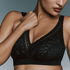 PrimaDonna Miyara bralette BH, sort - 0163626 - FLE - Floral Eclipse
