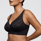 PrimaDonna Miyara bralette BH, sort - 0163626 - FLE - Floral Eclipse