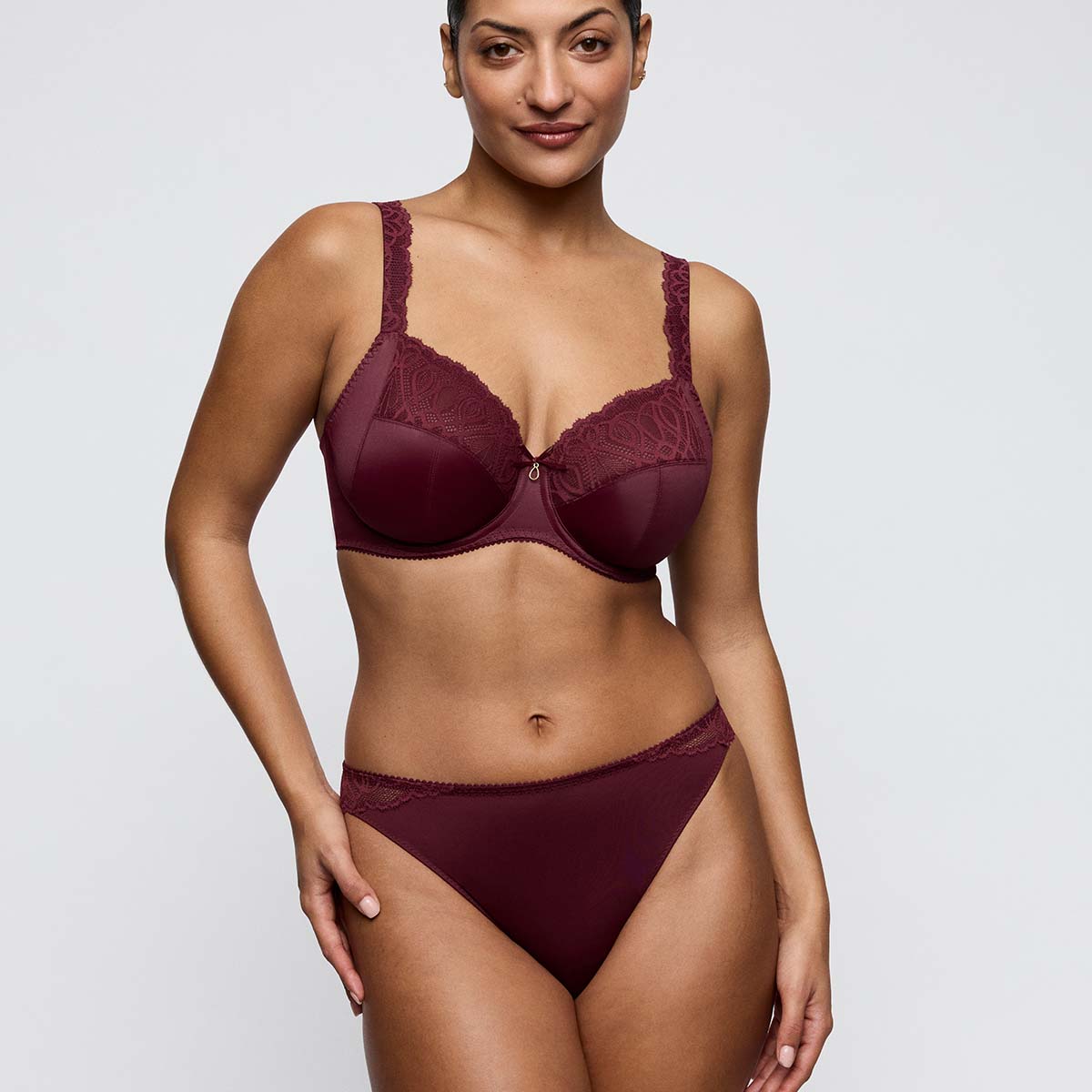 PrimaDonna Salerno full-cup BH, rød - 0163530-35 - EVR - Evening Red