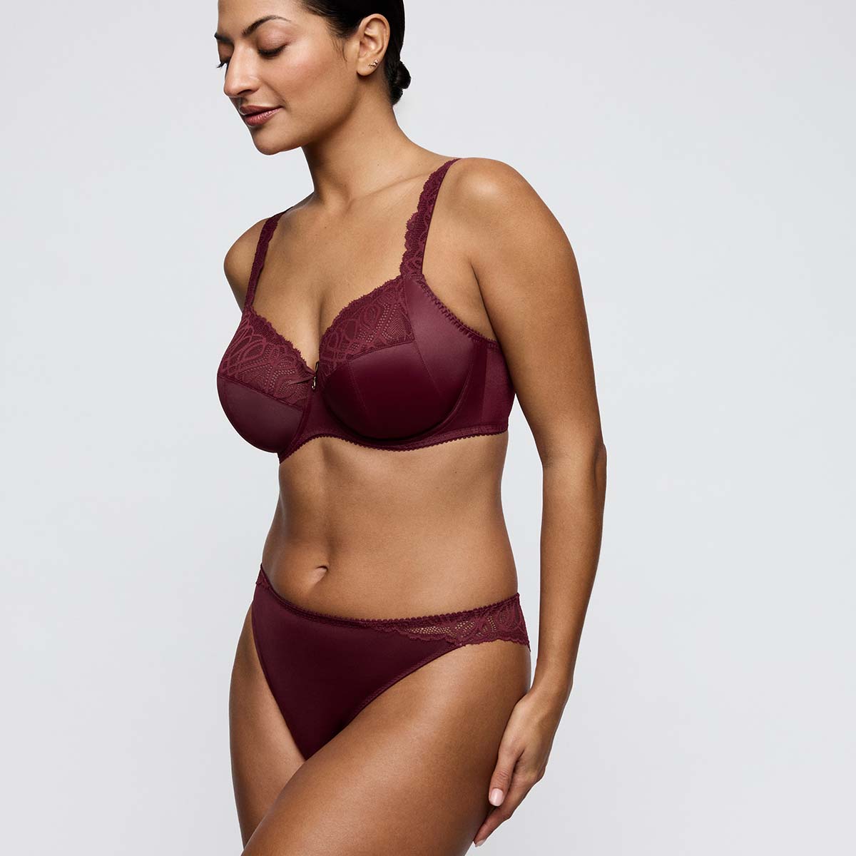 PrimaDonna Salerno full-cup BH, rød - 0163530-35 - EVR - Evening Red